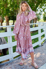 Shayla Midi Skirt - Chocolate Paper Crane