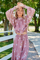 Shayla Midi Skirt - Chocolate Paper Crane