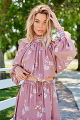 Shayla Midi Skirt - Chocolate Paper Crane