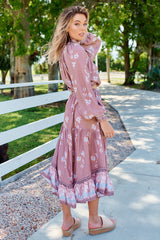 Shayla Midi Skirt - Chocolate Paper Crane