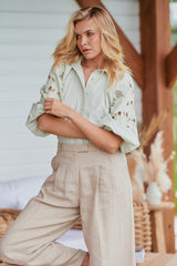 Wild Bloom Embroidery Blouse ~ MOS the label