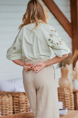 Wild Bloom Embroidery Blouse ~ MOS the label