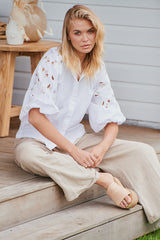Wild Bloom Embroidery Blouse ~ MOS the label