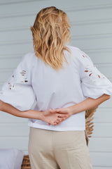 Wild Bloom Embroidery Blouse ~ MOS the label