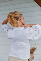 Wild Bloom Embroidery Blouse ~ MOS the label