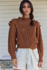 Savanna Knit Sweater - Butterscotch ~MOS the label