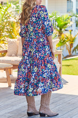 Eve Midi Dress - Carnation