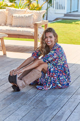 Eve Midi Dress - Carnation