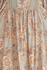 Emerald Mini Dress - Olive Print