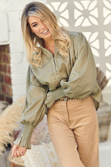 Archie Blouse - Khaki