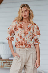 I Found You Printed Top ~ Free People