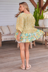 Chloe Top - Pompeii Citrus