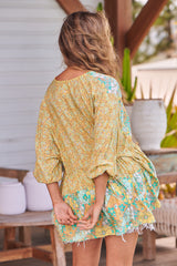 Chloe Top - Pompeii Citrus