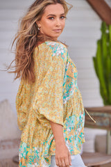 Chloe Top - Pompeii Citrus