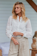 Soul Wanderer Blouse - Unbleached ~ MOS the label