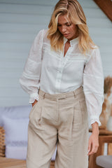 Soul Wanderer Blouse - Unbleached ~ MOS the label