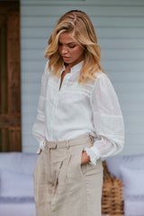 Soul Wanderer Blouse - Unbleached ~ MOS the label