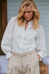 Soul Wanderer Blouse - Unbleached ~ MOS the label