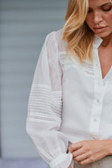 Soul Wanderer Blouse - Unbleached ~ MOS the label