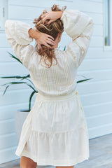 Loom Mini Dress- Unbleached ~ MOS the label