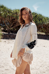 Tusalossa Embroidered Top- Free People