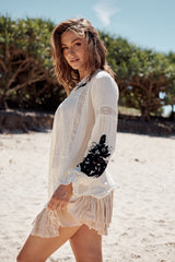 Tusalossa Embroidered Top- Free People