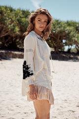 Tusalossa Embroidered Top- Free People