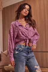 Out West Top - Lilac Rose ~ Free People