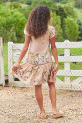 Jess Dress - Peach Tea