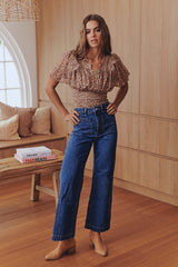 Beatrice Top- Peach ~ Free People