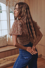 Beatrice Top- Peach ~ Free People