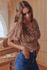 Beatrice Top- Peach ~ Free People