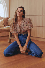 Beatrice Top- Peach ~ Free People