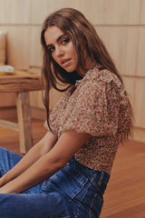 Beatrice Top- Peach ~ Free People