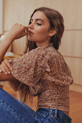 Beatrice Top- Peach ~ Free People