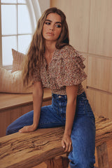 Beatrice Top- Peach ~ Free People