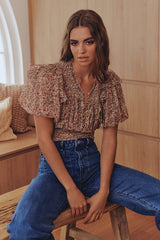 Beatrice Top- Peach ~ Free People