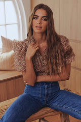 Beatrice Top- Peach ~ Free People