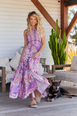 Wynnie Maxi Dress - Purple Rain