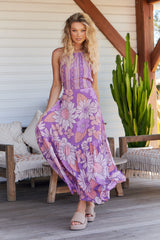 Wynnie Maxi Dress - Purple Rain