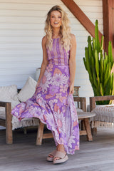 Wynnie Maxi Dress - Purple Rain