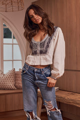 Iggie Embroidered Top ~ Free People
