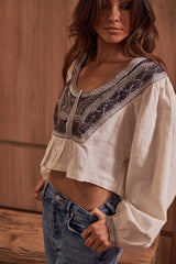 Iggie Embroidered Top ~ Free People
