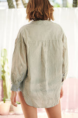 Happy Hour Oxford Shirt - Black & White