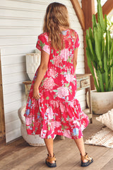 Slate Dress - Cerise