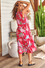 Slate Dress - Cerise
