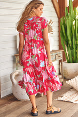 Slate Dress - Cerise
