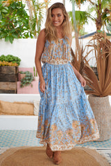 Sorrento Maxi Dress - Enchanted Garden
