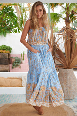 Sorrento Maxi Dress - Enchanted Garden