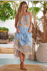 Sorrento Maxi Dress - Enchanted Garden